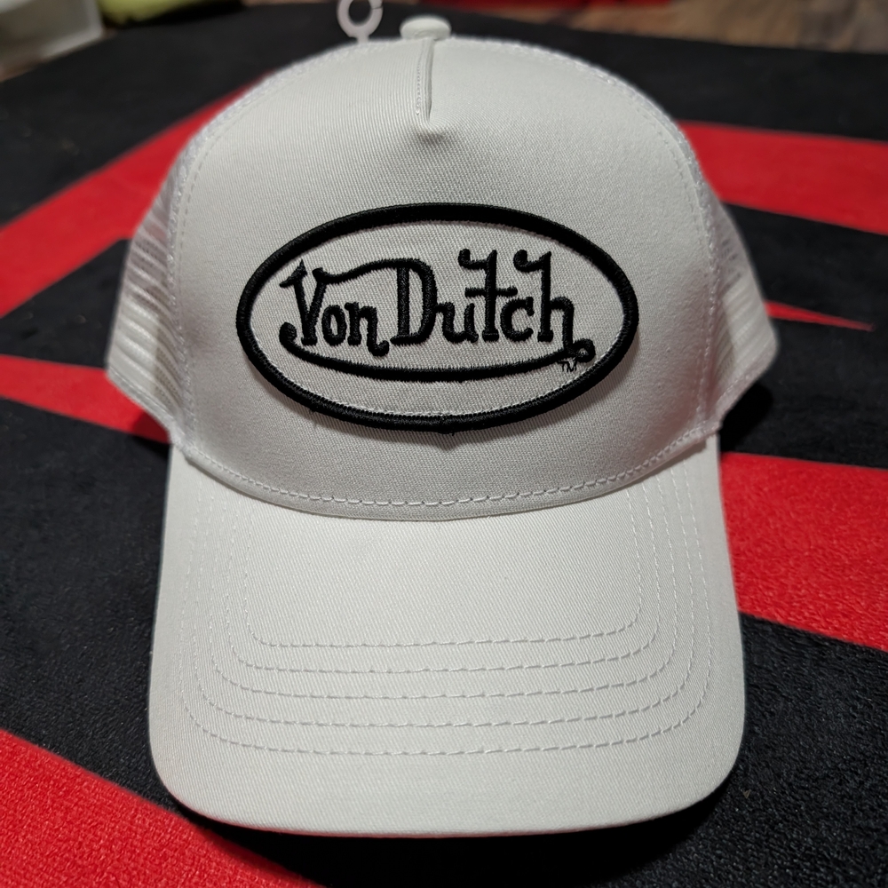 Von Dutch White Cap